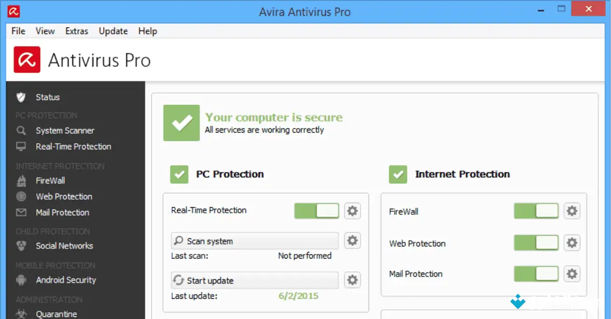 Download Avira Antivirus Pro (Versi Terbaru 2026) screenshot 3