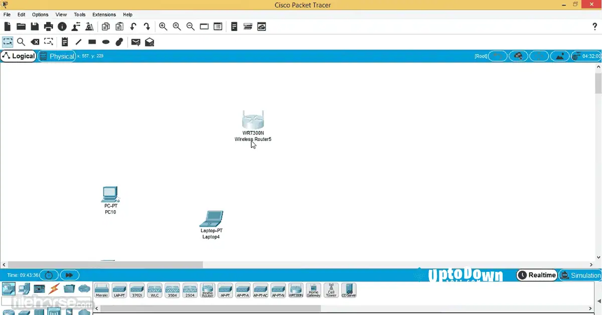 Download Cisco Packet Tracer (32-bit) (Versi Terbaru 2026) screenshot 1