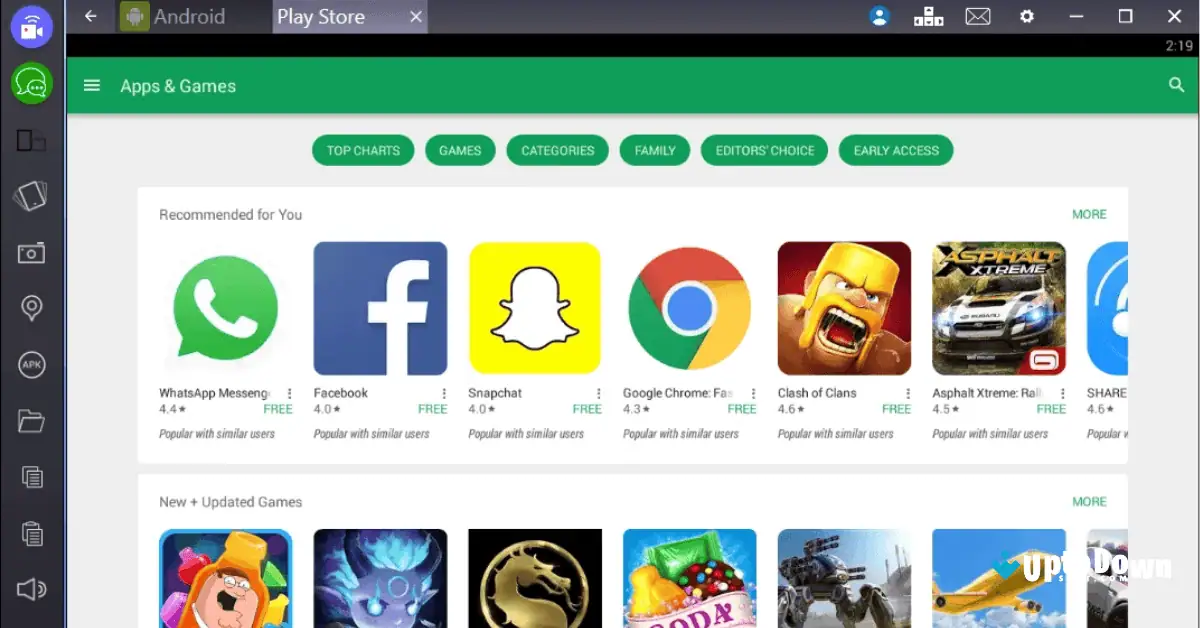 Download aplikasi Uptodown dari Google Play Store untuk Mac tahun 2026. screenshot 1