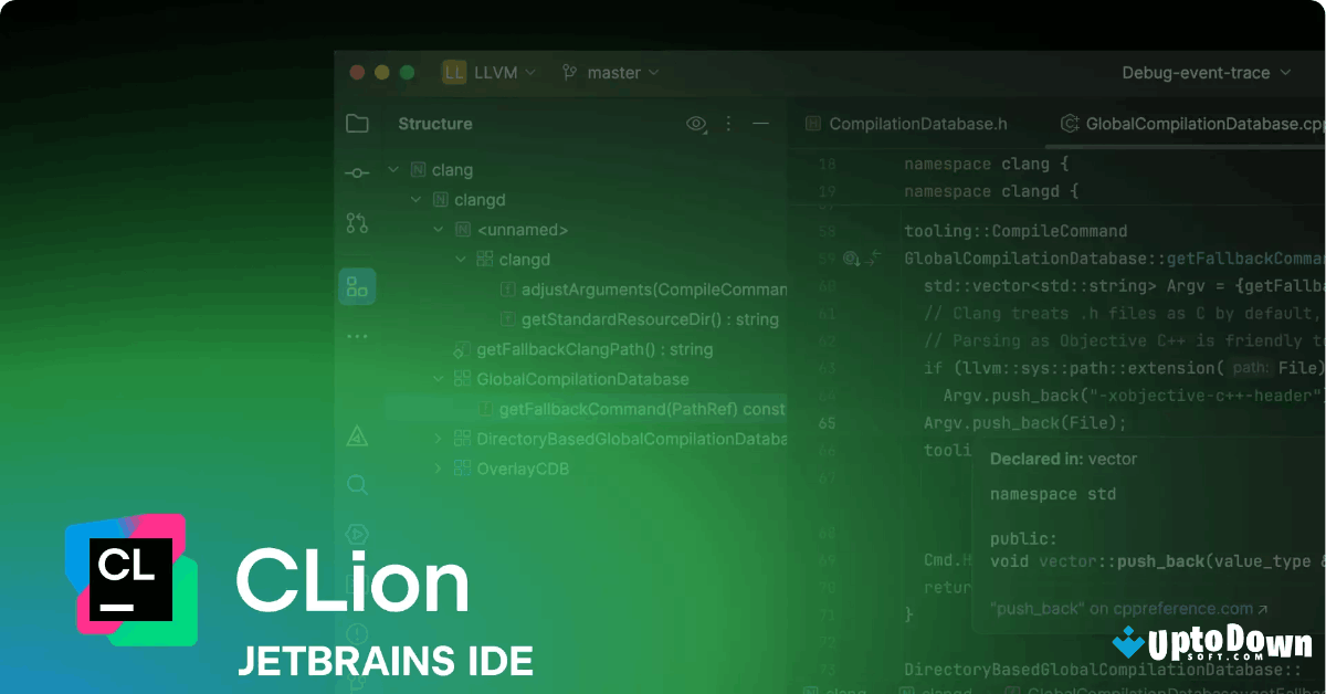Download JetBrains CLion 2023 untuk macOSX dari Uptodown screenshot 1