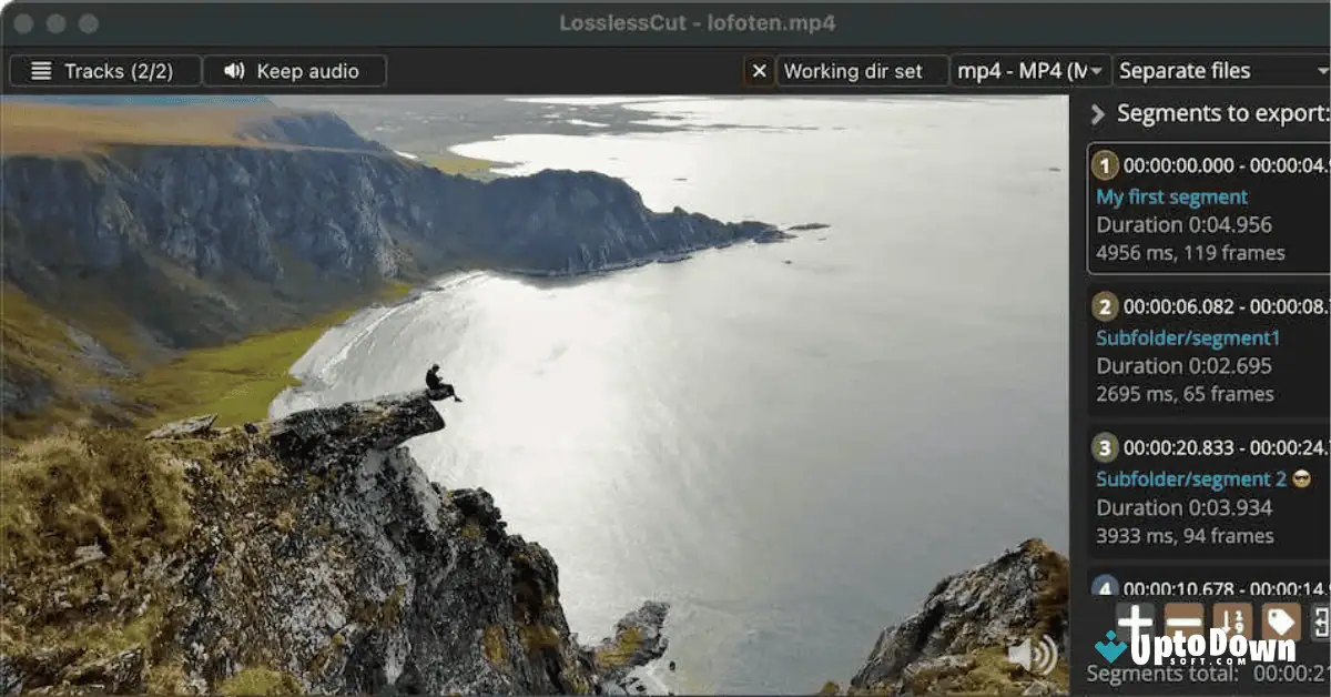 Download LosslessCut untuk Mac (Versi Terbaru 2026) screenshot 1