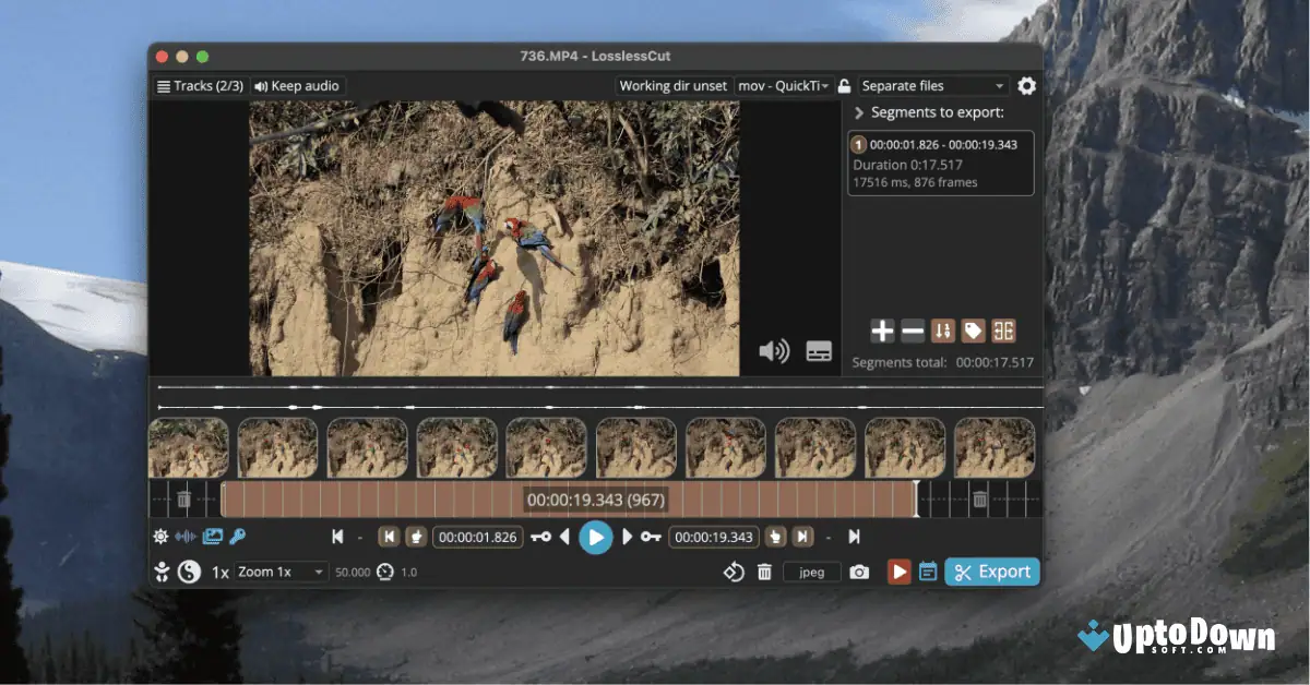 Download LosslessCut untuk Mac (Versi Terbaru 2026) screenshot 2