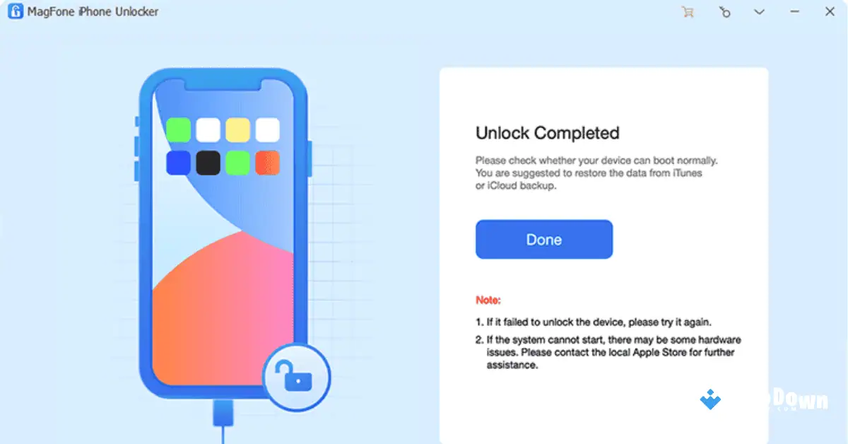 Pembuka Kunci iPhone MagFone untuk Mac Uptodown 2026 screenshot 3