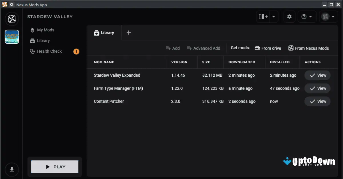Download Perangkat Lunak Mod Nexus untuk PC di Uptodown screenshot 1