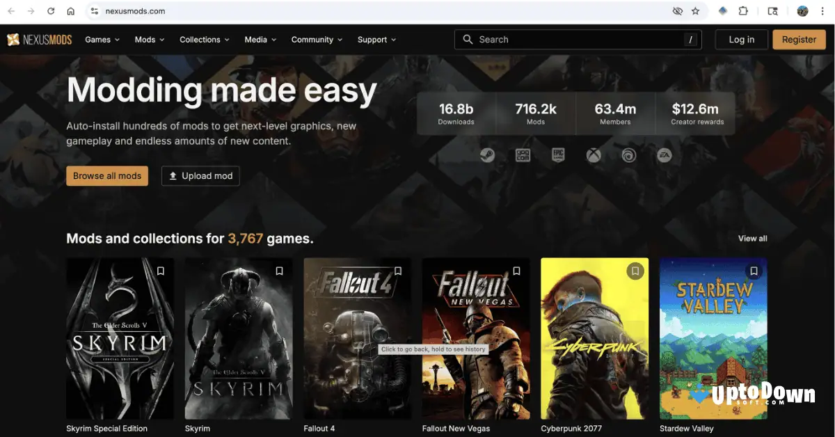 Download Perangkat Lunak Mod Nexus untuk PC di Uptodown screenshot 3