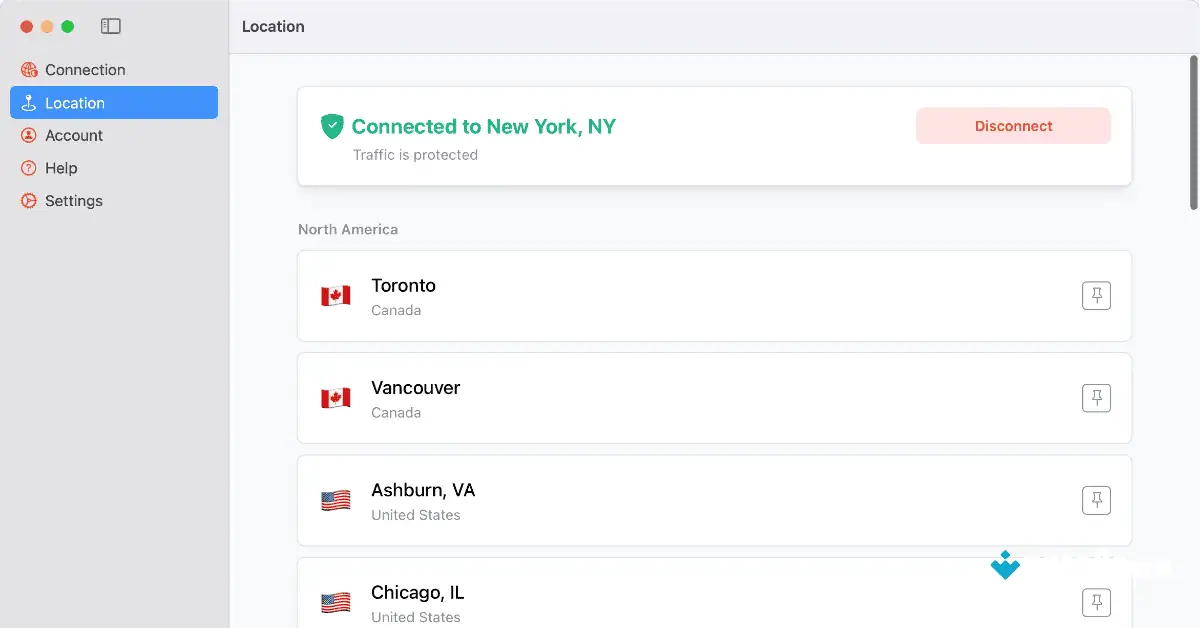 Obscura VPN untuk Mac \Download Gratis Uptodown screenshot 3