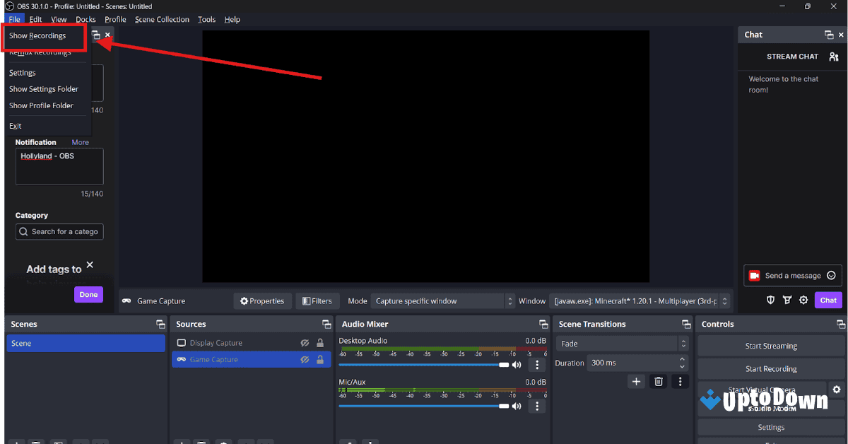 Download Gratis OBS Studio Uptodown screenshot 1