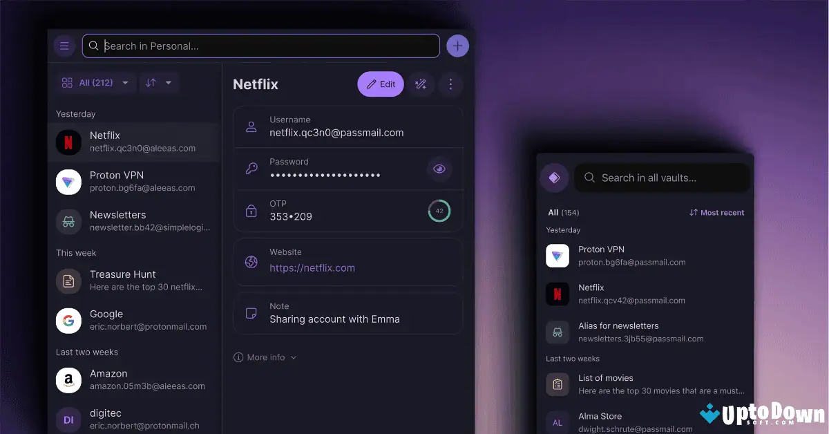 Download Proton Pass untuk Mac (Versi Terbaru 2026) screenshot 2
