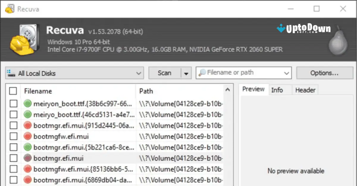 Download Recuva (Terbaru 2026) screenshot 3
