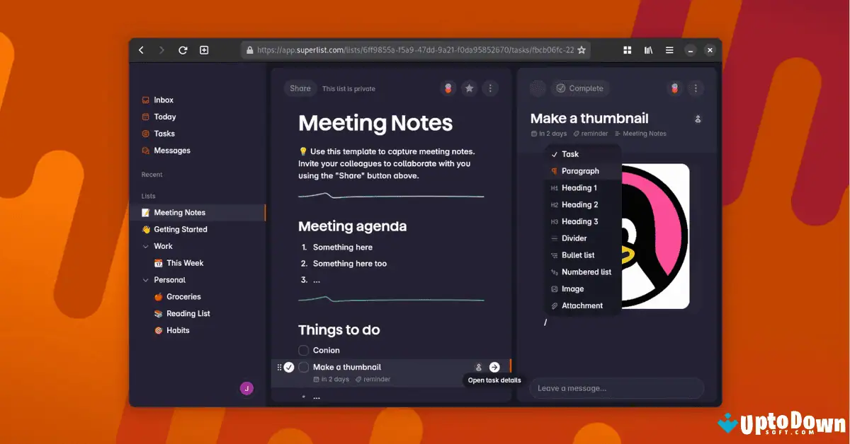 Superlist untuk Mac (Terbaru 2026) screenshot 3