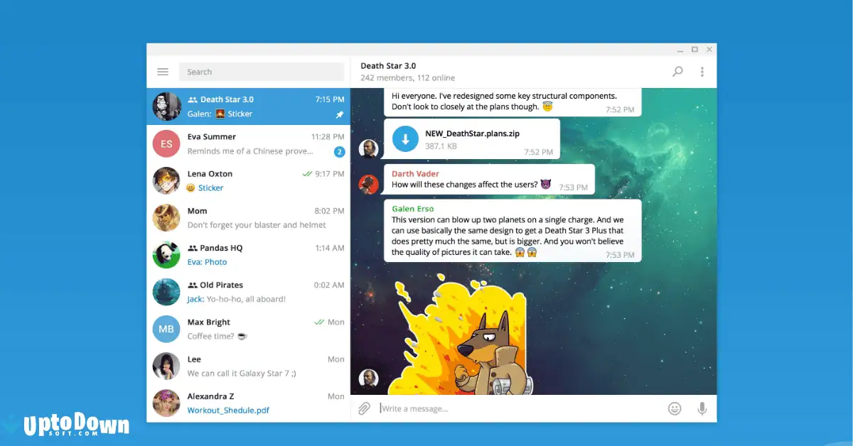Download Telegram untuk PC (Versi Terbaru 2026) untuk Windows 11/10 screenshot 2