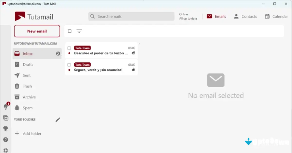 Tutal Mail untuk Mac Download Uptodown 2026 screenshot 1