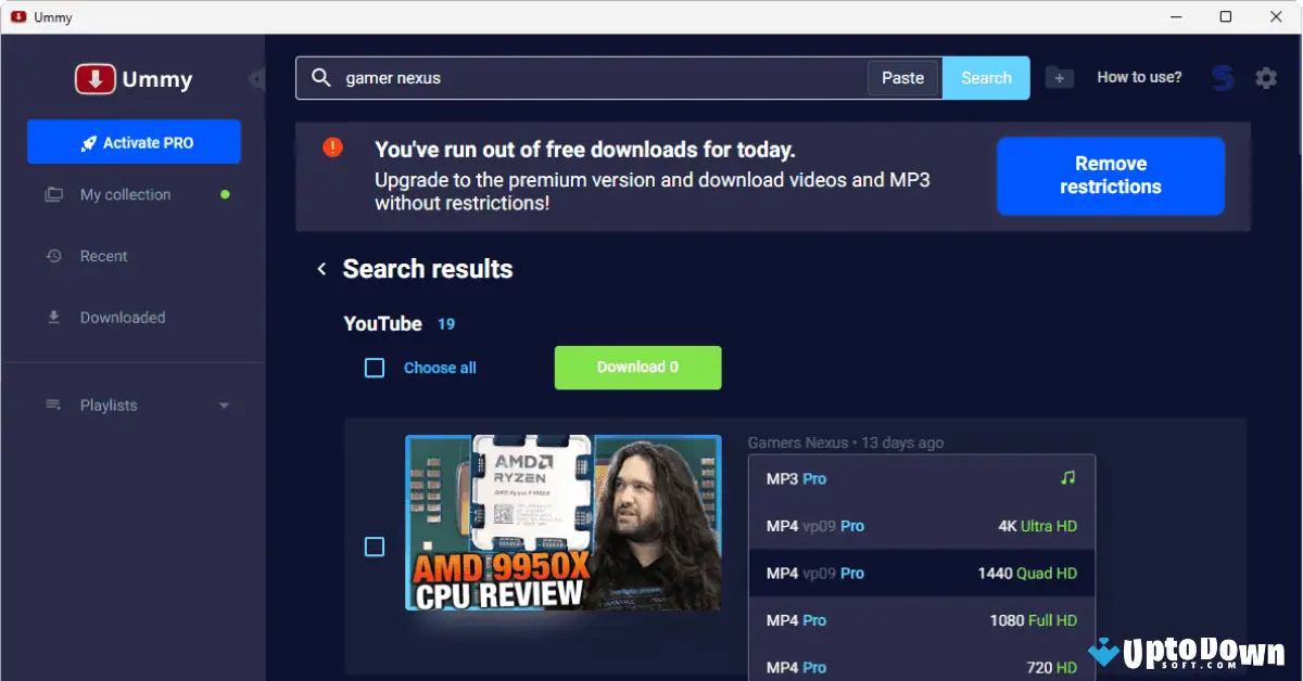 Download Ummy Video Downloader (Terbaru 2026) screenshot 2