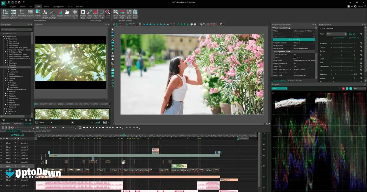 Download VSDC Free Video Editor (64-bit) (Versi Terbaru 2026) screenshot 1