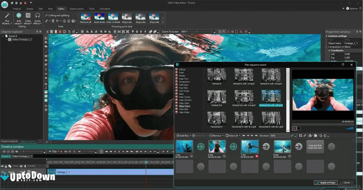 Download VSDC Free Video Editor (64-bit) (Versi Terbaru 2026) screenshot 2