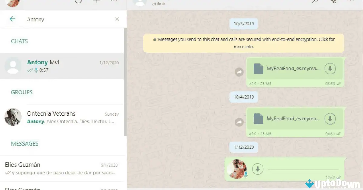 Download WhatsApp untuk PC secara gratis dari Uptodown 2026. screenshot 3