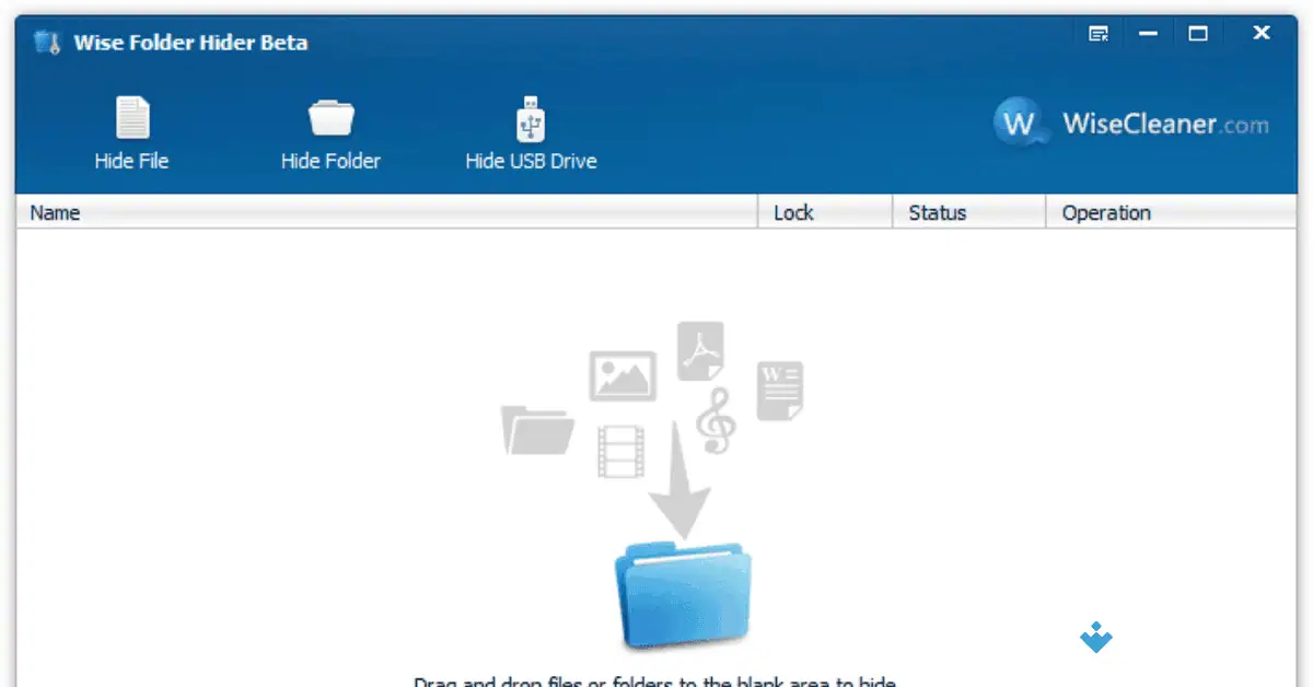 Download Wise Folder Hider (Terbaru 2026) screenshot 1
