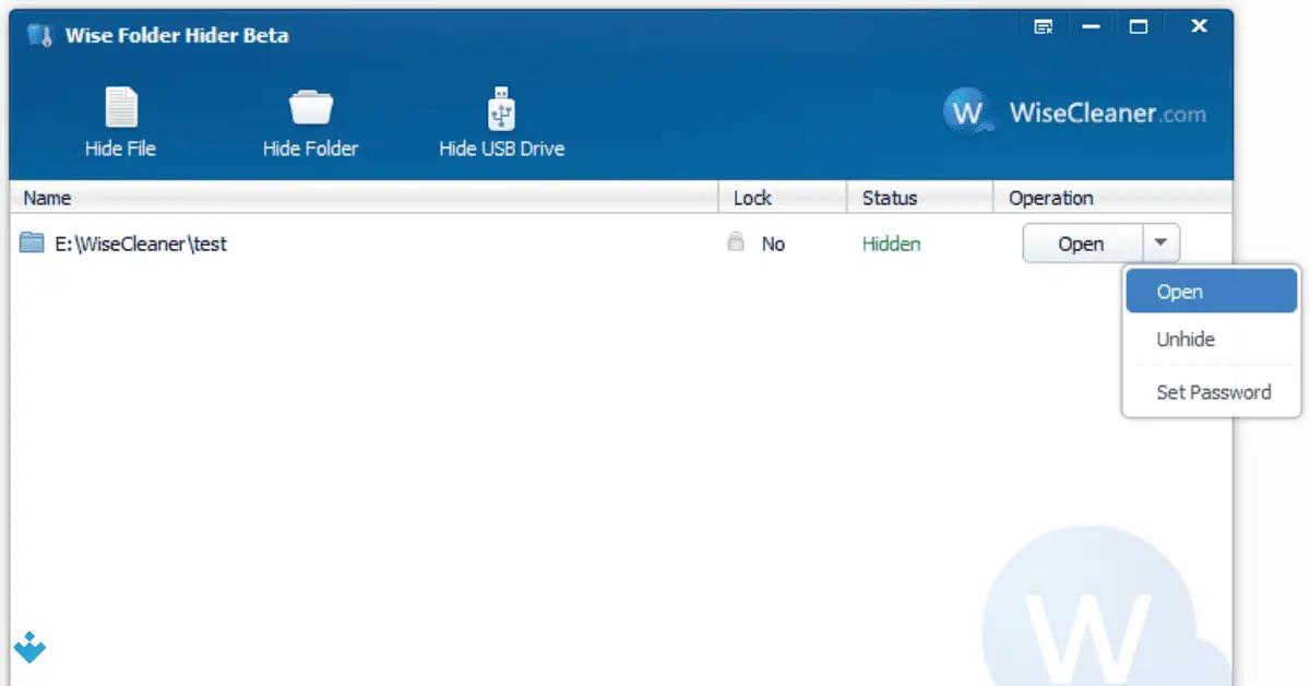 Download Wise Folder Hider (Terbaru 2026) screenshot 3