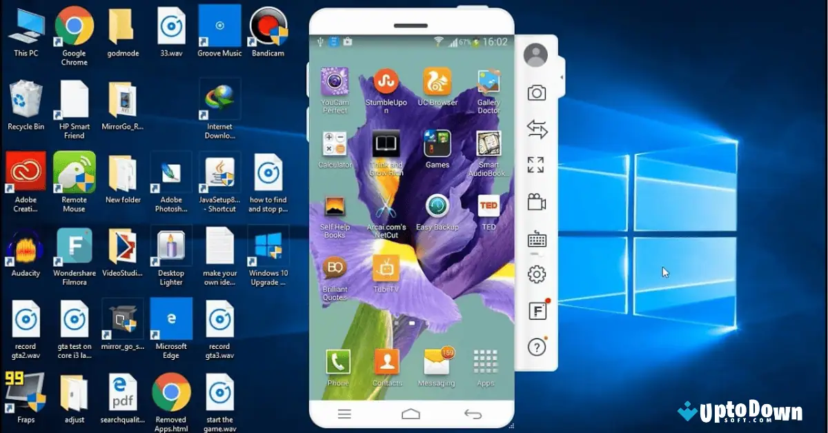 Download Wondershare MirrorGo (Versi Terbaru 2026) screenshot 3